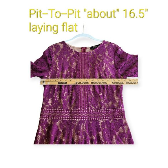 MISSMAY whimsigoth fairy magenta castlecore bell sleeve long dress size M NWT - Picture 9 of 13